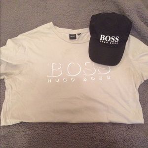 Authentic Hugo Boss shirt and hat set